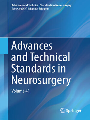 cover image of Advances and Technical Standards in Neurosurgery
